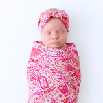 Raising Mama Raising Mama Forever Swaddle Blanket Oversized 48x48 Bamboo for Babies