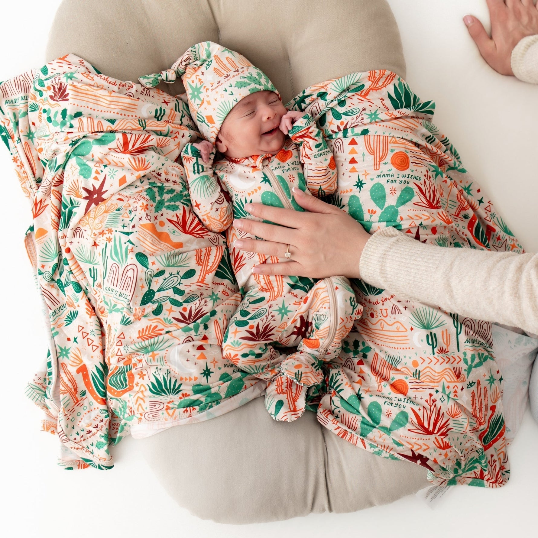 Raising Mama Raising Mama Newborn Cap With Soft Bamboo Fabric For Newborns