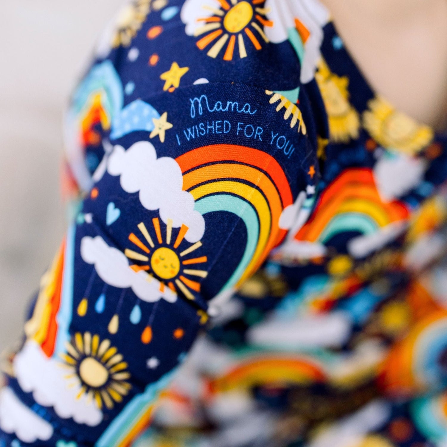 Raising Mama Raising Mama Pajama Set Butter Soft Print Here Comes the Sunshine for Parents