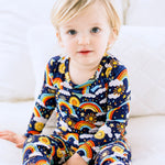 Raising Mama Raising Mama Pajama Set Butter Soft Print Here Comes the Sunshine for Parents