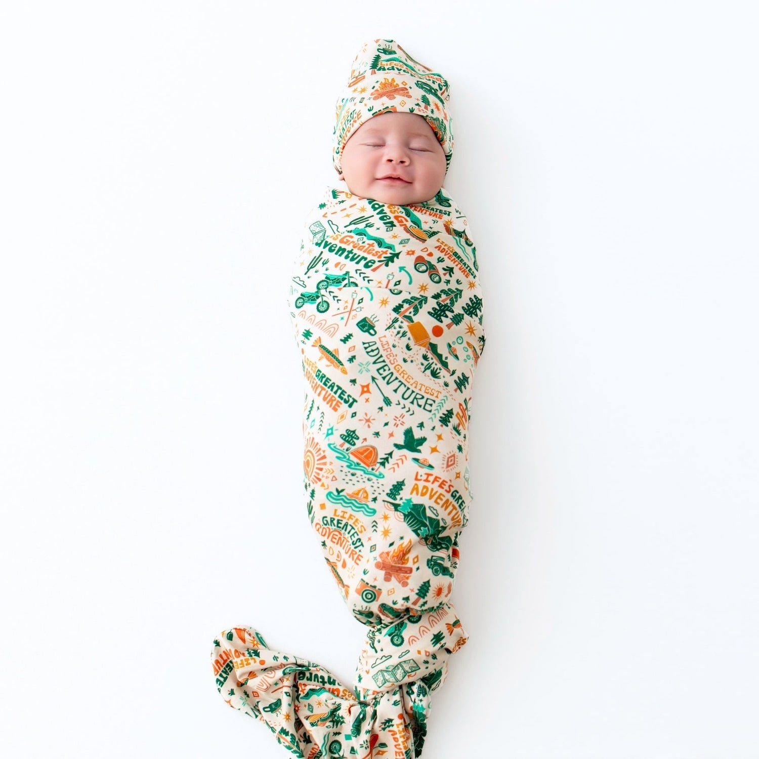 Raising Mama Raising Mama Swaddle Blanket Oversized 48x48 Bamboo Keepsake For Newborns