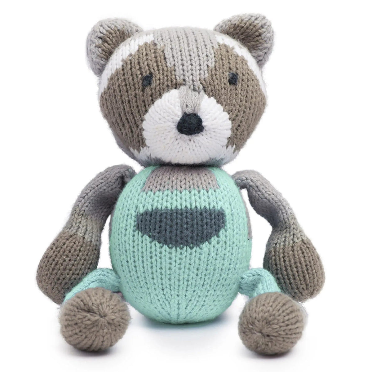 rattle buddy | ramsay the raccoon - Toy, Baby toys, Woolen, Stuffed toy, Wool | Everetts Place