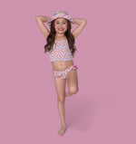 DREAM BIG LITTLE CO RAY OF SUNSHINE DREAM SMOCKED TANKINI TWO PIECE SWIM SUITEveretts Place