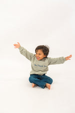 Custom Embroidered Baby Sweatshirt – Personalized Soft Bamboo Pullover by Rayn’s Tiny Stitches
