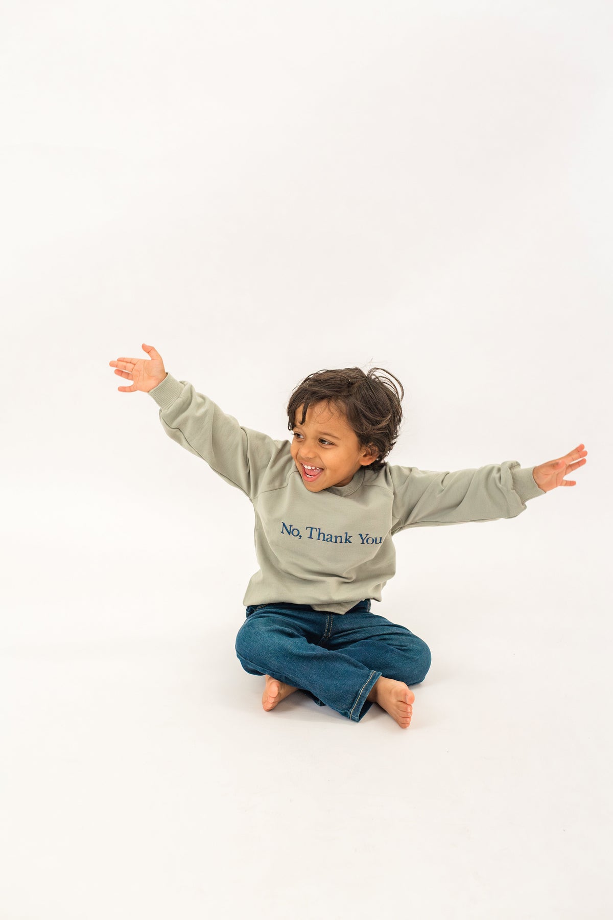 Custom Embroidered Baby Sweatshirt – Personalized Soft Bamboo Pullover by Rayn’s Tiny Stitches