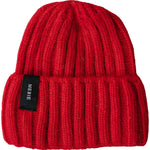 Red Chunky Knit Beanie - Red, Headgear, Knit cap, Beanie, Cap | Everetts Place
