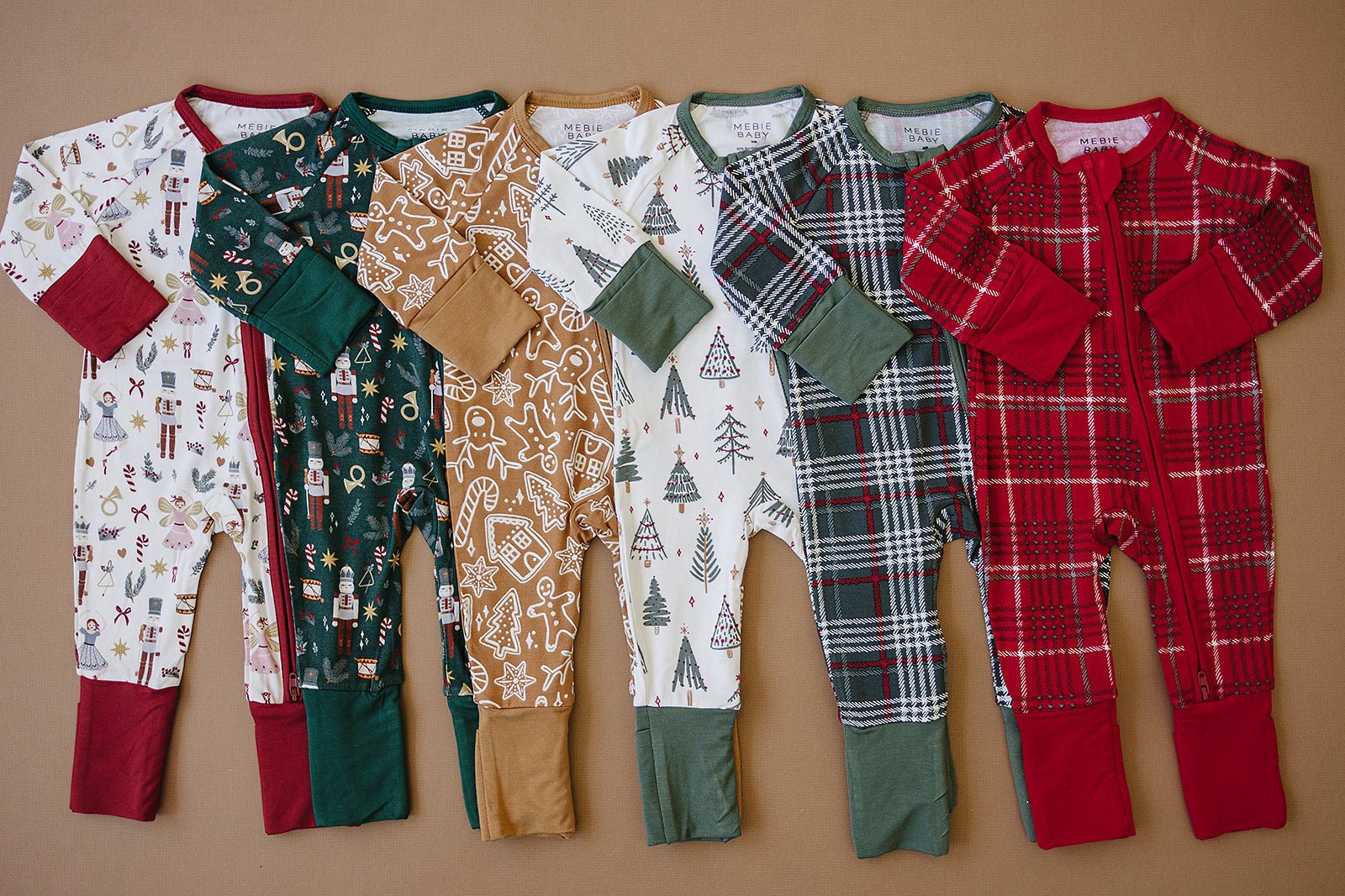 Mebie Baby Red Plaid Bamboo Zipper Baby Sleeper Up To 18 Months - 