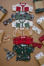 Mebie Baby Red Plaid Bamboo Zipper Baby Sleeper Up To 18 Months - 