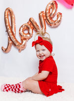 DREAM BIG LITTLE CO RED RIB DREAM BODYSUIT DRESSEveretts Place