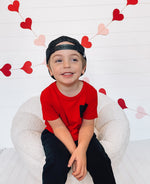 DREAM BIG LITTLE CO RED RIB DREAM POCKET TEEEveretts Place