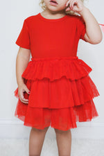DREAM BIG LITTLE CO RED RIB DREAM TUTU DRESSEveretts Place