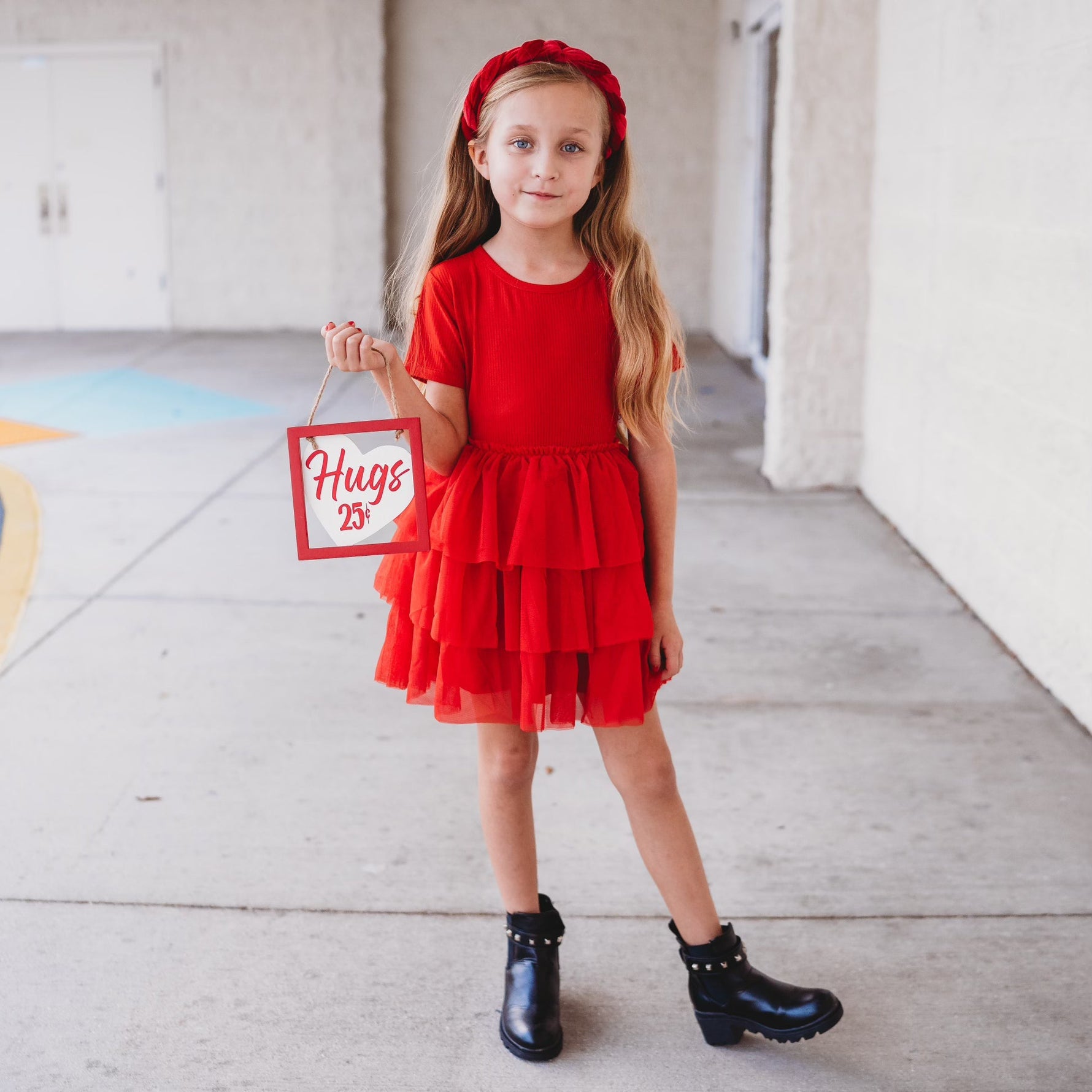 DREAM BIG LITTLE CO RED RIB DREAM TUTU DRESSEveretts Place