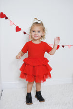 DREAM BIG LITTLE CO RED RIB DREAM TUTU DRESSEveretts Place