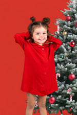 DREAM BIG LITTLE CO RED RIB GIRL'S DREAM GOWNEveretts Place