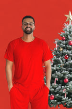 DREAM BIG LITTLE CO RED RIB MEN'S DREAM JOGGER SETEveretts Place