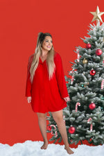 DREAM BIG LITTLE CO Red Rib Womens Dream GownEveretts Place