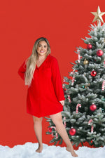DREAM BIG LITTLE CO Red Rib Womens Dream GownEveretts Place