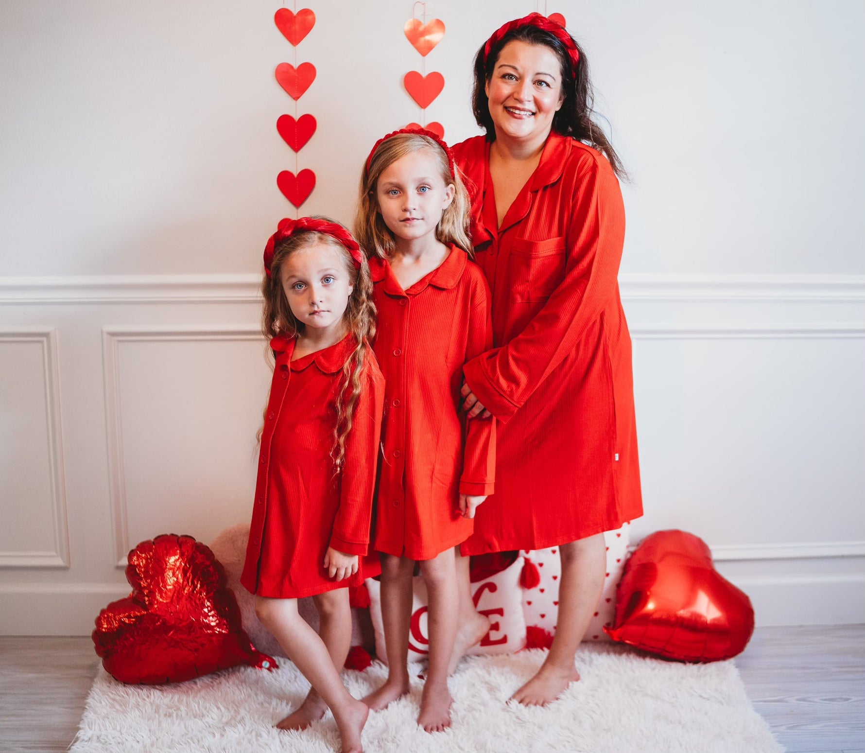 DREAM BIG LITTLE CO Red Rib Womens Dream GownEveretts Place