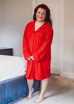 DREAM BIG LITTLE CO Red Rib Womens Dream GownEveretts Place