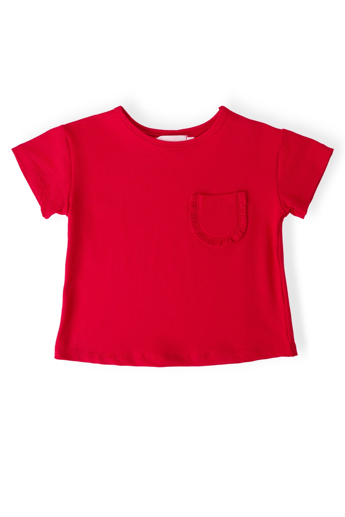 Mila & Rose ® Ruffle Pocket Tee: Stylish and practical tee for versatile wear -