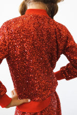 Mila & Rose ® Red Sequin Jacket - 