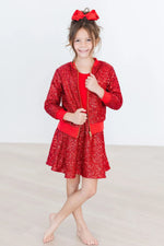 Mila & Rose ® Red Sequin Jacket - 