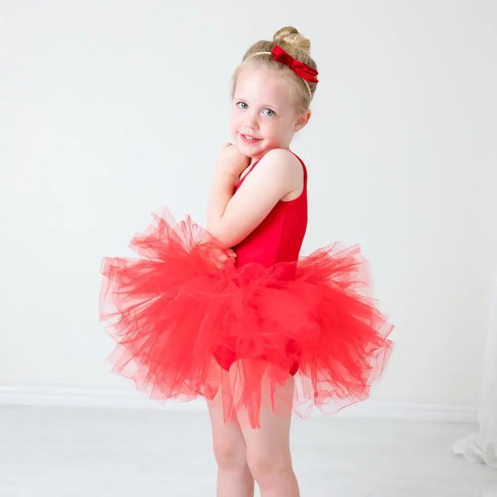 Mila & Rose ® Red Tank Tutu Leotard - 