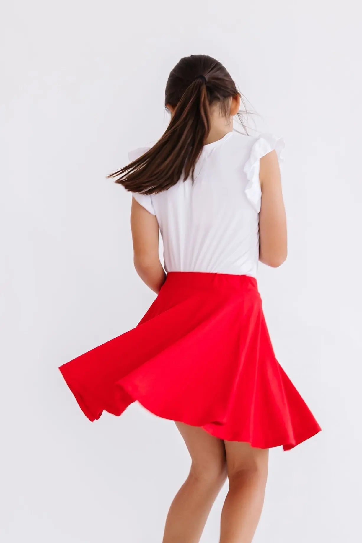 Mila & Rose ® Red Twirl Skort - 