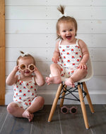 Little Joy Co. Red White And Blue Tulip Ribbed Bamboo Two Piece Tank Set - Everetts Place Boutique - 