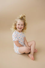 Little Joy Co. Red White and Bows Two Piece Bamboo Pajamas for Kids - Everetts Place Boutique - 