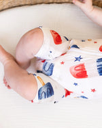 Hugga Babies Red, White and Snooze Shorty Lounger - 