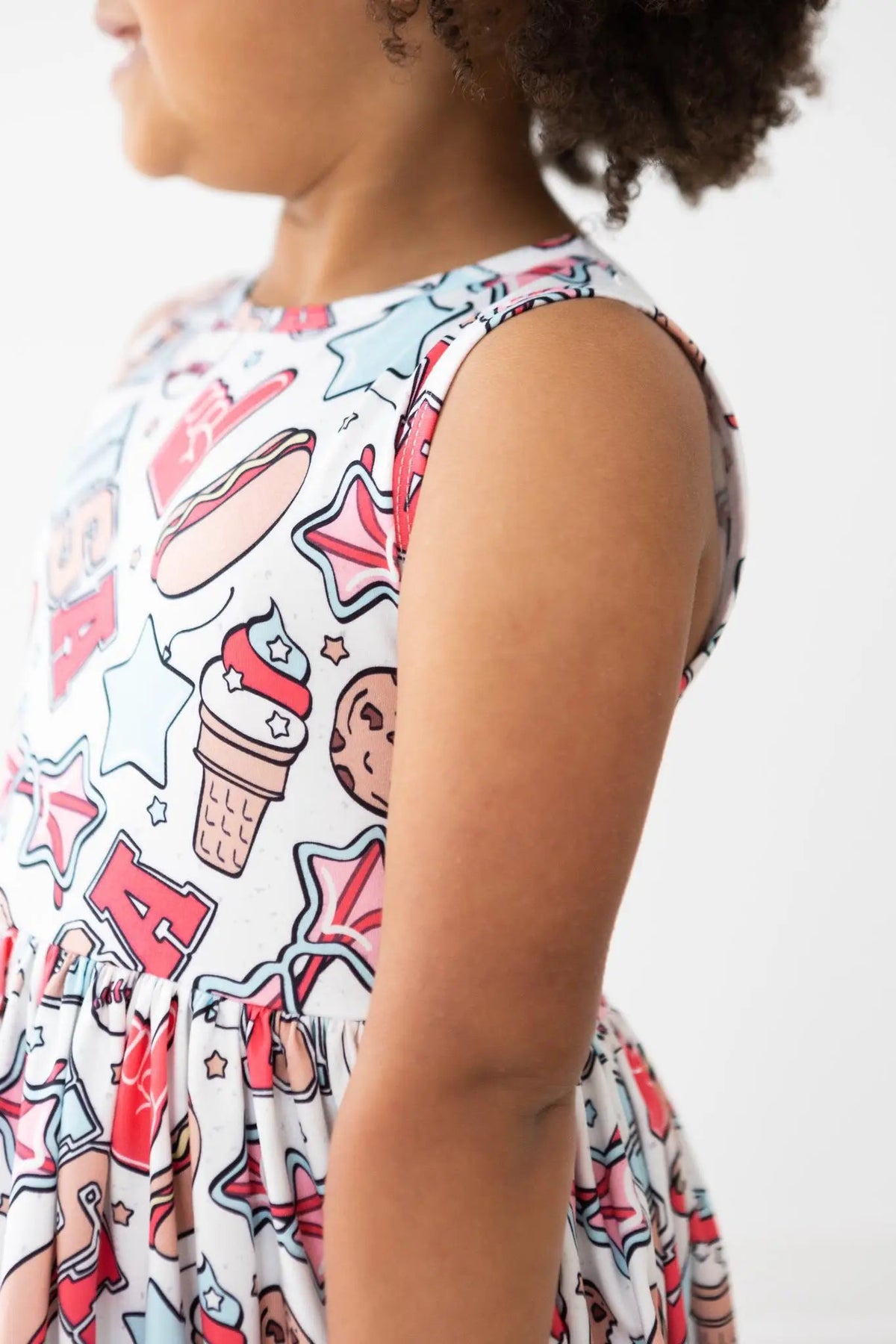Mila & Rose ® Red, White & BBQ Tank Twirl Dress - 