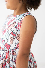 Mila & Rose ® Red, White & BBQ Tank Twirl Dress - 
