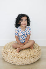 Red White & Blooms 2pc Bamboo Pajamas *4T left by Little Joy Co. at Everetts Place