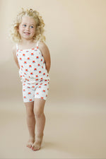 Little Joy Co. Red White & Blue Tulip Ribbed Bamboo 2pc Tank Set - 