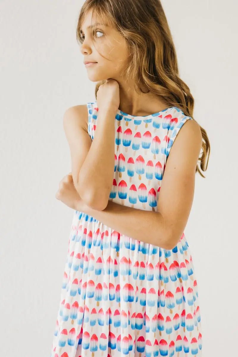 Mila & Rose ® Red, White & Cute Tank Twirl Dress - 