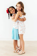 Mila & Rose ® Red, White, & Sweet Strappy Play Romper - 