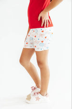 Mila & Rose ® Red, White & Sweet Twirl Shorts - 