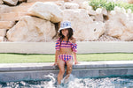 DREAM BIG LITTLE CO RED, WHITE & TRUMAN DREAM OFF THE SHOULDER SWIM SUITEveretts Place