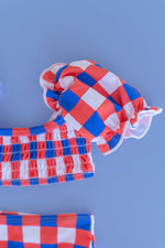 DREAM BIG LITTLE CO RED, WHITE & TRUMAN DREAM OFF THE SHOULDER SWIM SUITEveretts Place
