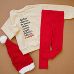 Little Joy Co. Reindeer Names Crewneck Sweatshirt - 