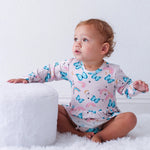 Bestaroo Retro Butterflies Bodysuit Dress - 