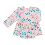 Bestaroo Retro Butterflies Bodysuit Dress - 