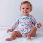 Bestaroo Retro Butterflies Bodysuit Dress - 