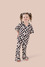 DREAM BIG LITTLE CO RETRO DAISY CHECKS SHORT SLEEVE DREAM GIRL'S FLARE SETEveretts Place