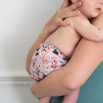 Floral: Essentials Pocket Cloth Diaper with Athletic Wicking Jersey, Grows with your Baby - Everetts Place Boutique -