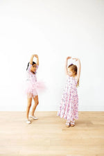Mila & Rose ® Retro Daydream 3/4 Sleeve Tutu Leotard - 
