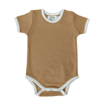 LUCY LUE ORGANICS retro organic ss bodysuit | caramel - Everetts Place Boutique - 