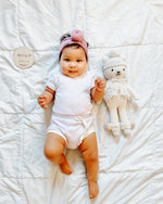 LUCY LUE ORGANICS retro organic ss bodysuit | lavender - Everetts Place Boutique - 