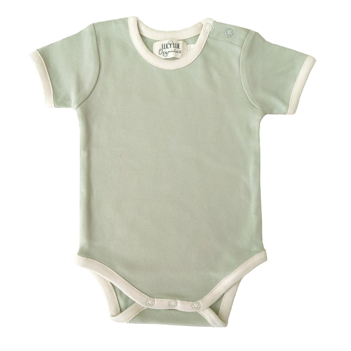 LUCY LUE ORGANICS retro organic ss bodysuit | sage - Everetts Place Boutique - 